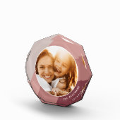 色調ストライプパーソナライズされた フォトブロック (右)