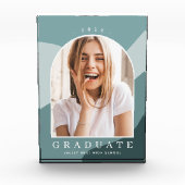 色調ストライプ卒業記念 フォトブロック (正面)