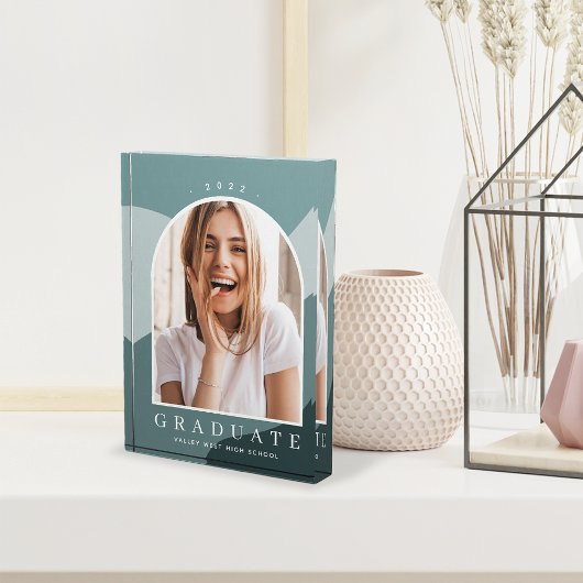 色調ストライプ卒業記念 フォトブロック