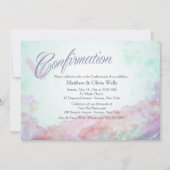 色調確認招待状 招待状 (正面)