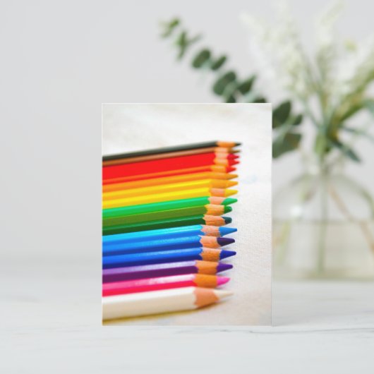 色鉛筆はがき ポストカード (スタンド正面)