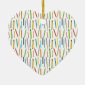 色鉛筆アーティストブラシマーカーアートラバーズ セラミックオーナメント (正面)