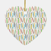 色鉛筆アーティストブラシマーカーアートラバーズ セラミックオーナメント (裏面)