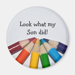 色鉛筆アートワークの表示 マグネット