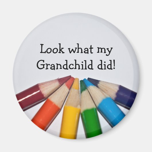 色鉛筆アートワークの表示 マグネット (正面)