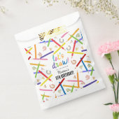 色鉛筆キッズアートバースデーパーティー フェイバーバッグ (封をした状態)