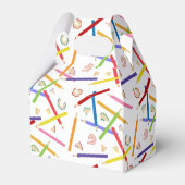 色鉛筆キッズアートバースデーパーティー フェイバーボックス (裏面サイド)