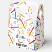 色鉛筆キッズアートバースデーパーティー フェイバーボックス (オープン)