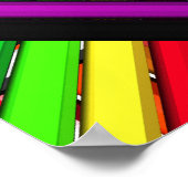 色鉛筆クレヨン ポスター (角)