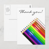 色鉛筆クレヨン ポストカード (正面/裏面)