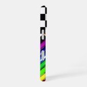 色鉛筆クレヨン iPhone 16ケース (右側面)