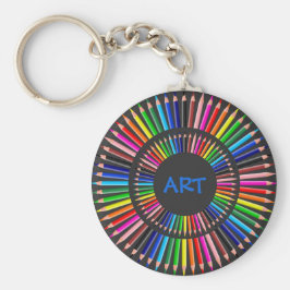 色鉛筆サークル、アート先生、アーティスト キーホルダー
