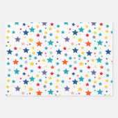 色鉛筆スクールバススターカラフルズ ラッピングペーパーシート (正面3)