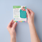 色鉛筆スターズアートクラスチュータープロモーション チラシ (手)