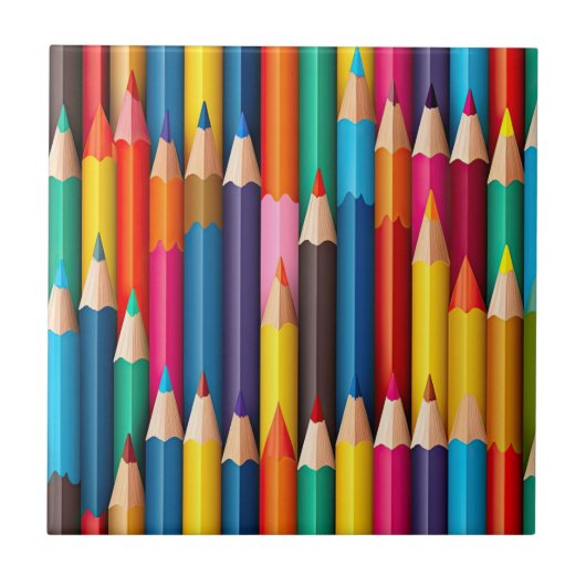 色鉛筆タイル タイル (正面)