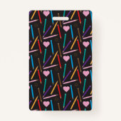 色鉛筆ナースホールパスバッジ バッジ (裏面)