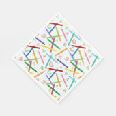 色鉛筆パターン スタンダードランチョンナプキン (角)