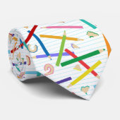 色鉛筆パターン ネクタイ (ロール)