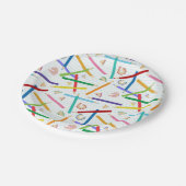 色鉛筆パターン ペーパープレート (アングル)