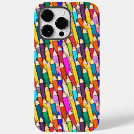 色鉛筆パターン Case-Mate iPhone 14 PRO MAXケース