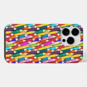 色鉛筆パターン iPhoneケース (裏面横)