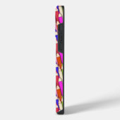 色鉛筆パターン iPhoneケース (左側面)
