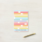 色鉛筆パーソナライズされた先生 ポストイット (デスク上)