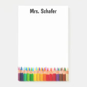 色鉛筆ポストイットノート ポストイット (正面)