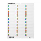 色鉛筆ラベル ラベル (フルシート)