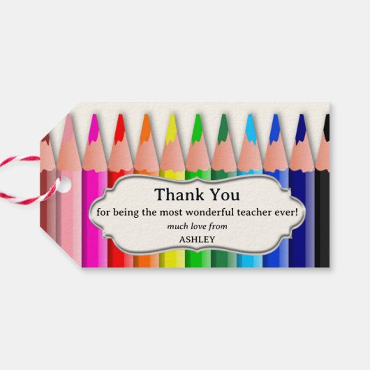 色鉛筆先生鑑賞 ギフトタグ (裏面横)