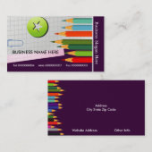 色鉛筆名刺 名刺 (正面/裏面)