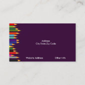 色鉛筆名刺 名刺 (裏面)