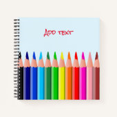 色鉛筆画 ノートブック (正面)