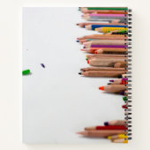 色鉛筆絵を描数々の作家ジャーナル ノートブック (裏面)