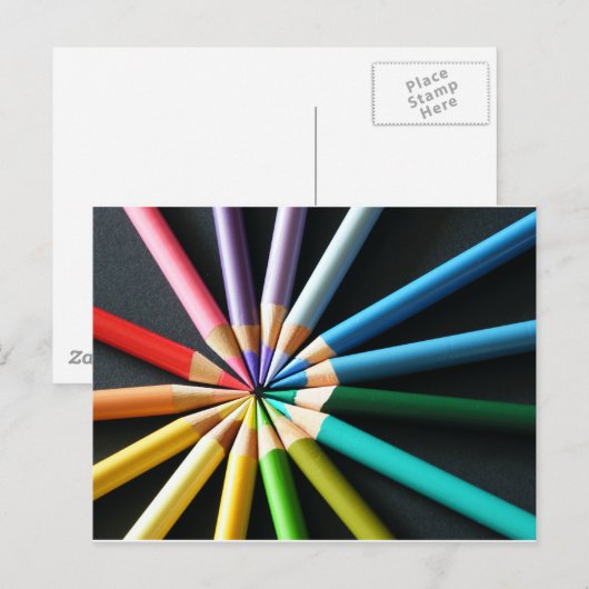 色鉛筆 – はがき (正面/裏面)