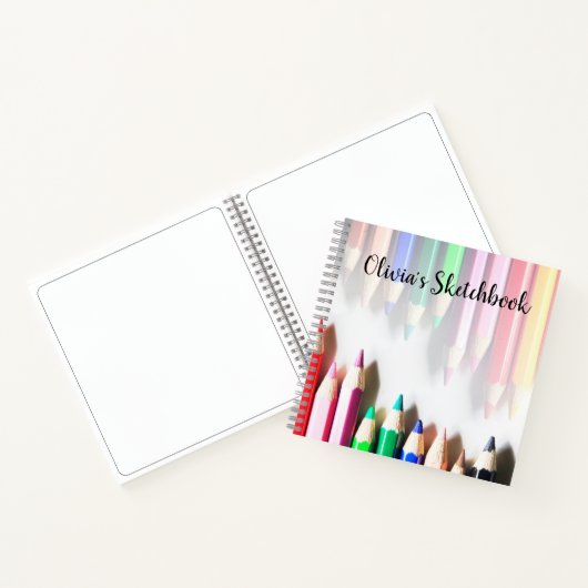 色鉛筆 ノートブック (内部)