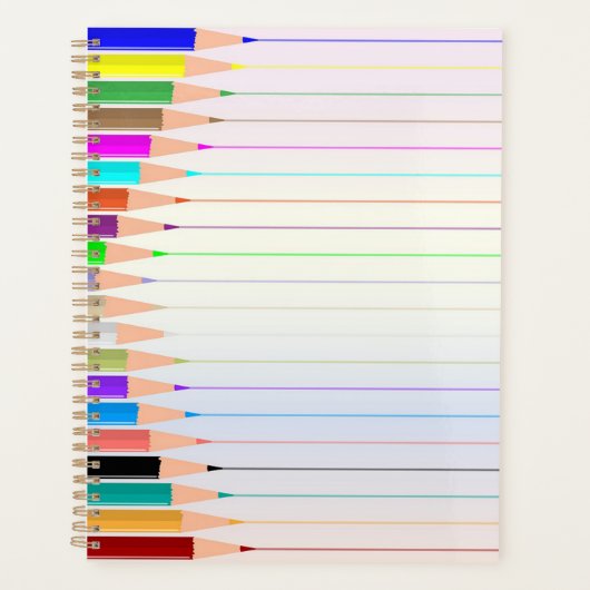 色鉛筆 プランナー手帳 (正面)