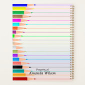 色鉛筆 プランナー手帳 (裏面)