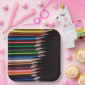 色鉛筆 ペーパープレート (パーティー)