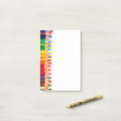 色鉛筆 ポストイット (デスク上)