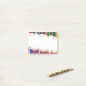 色鉛筆 ポストイット (デスク上)