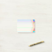 色鉛筆 ポストイット (デスク上)