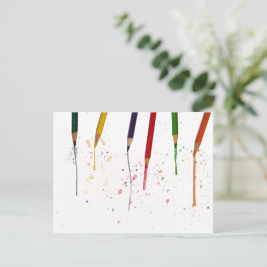 色鉛筆 ポストカード (スタンド正面)