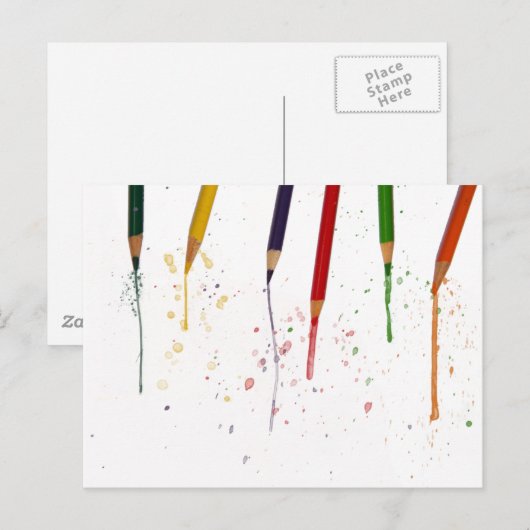 色鉛筆 ポストカード (正面/裏面)