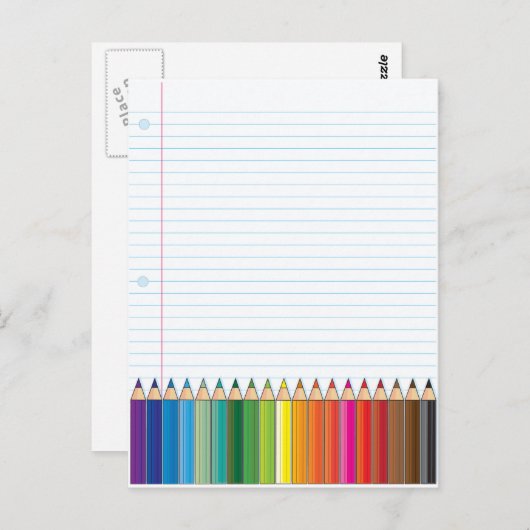 色鉛筆 ポストカード (正面/裏面)