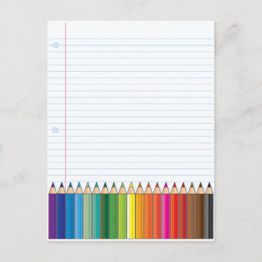 色鉛筆 ポストカード (正面)