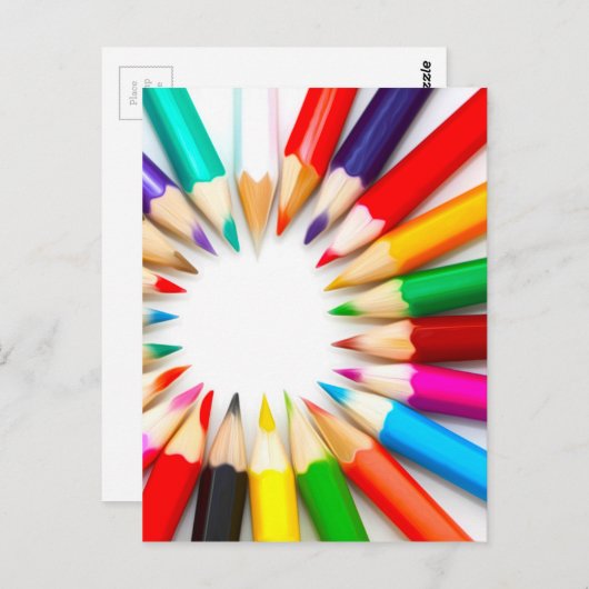 色鉛筆 ポストカード (正面/裏面)