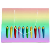 色鉛筆 ラージペーパーバッグ (正面)