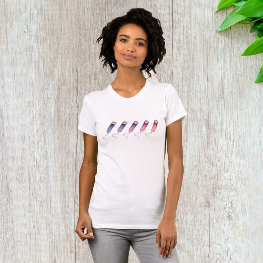 色鉛筆 レディースTシャツ Tシャツ