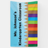 色鉛筆 横断幕 (縦)